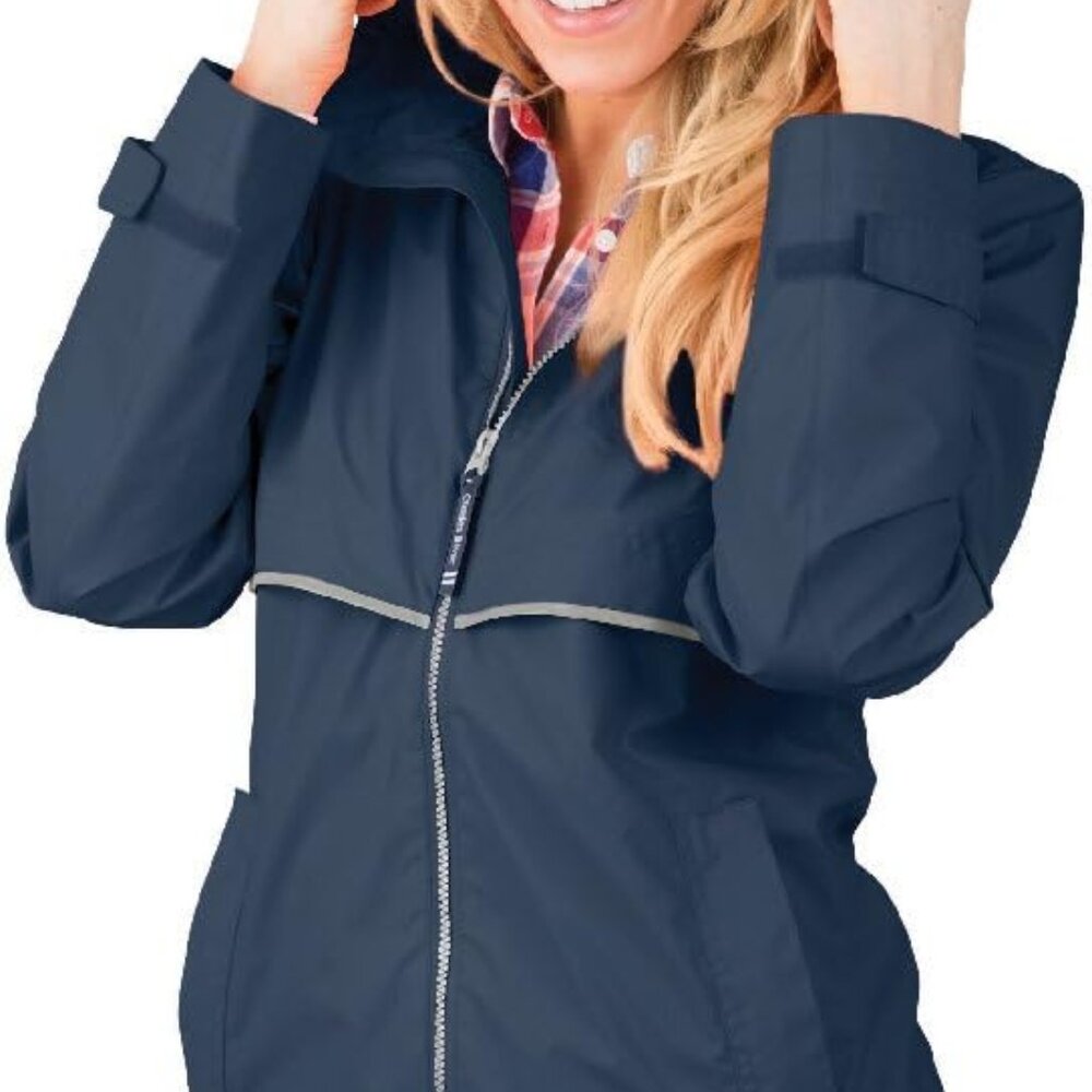 Charles River Apparel‎ Women's Black Englander Waterproof Rain Jacket Size XL